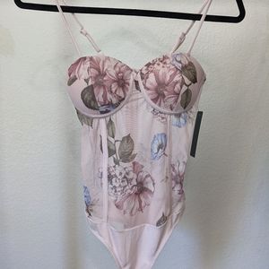 sheer body busier bodysuit new with tags